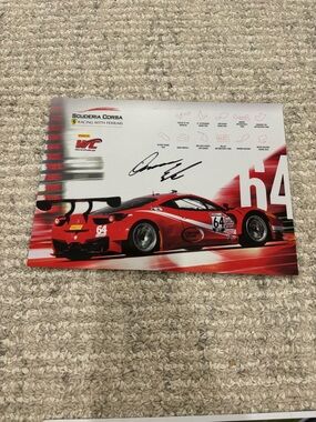 Scuderia Corsa Ferrari #64 Red Race Car Poster